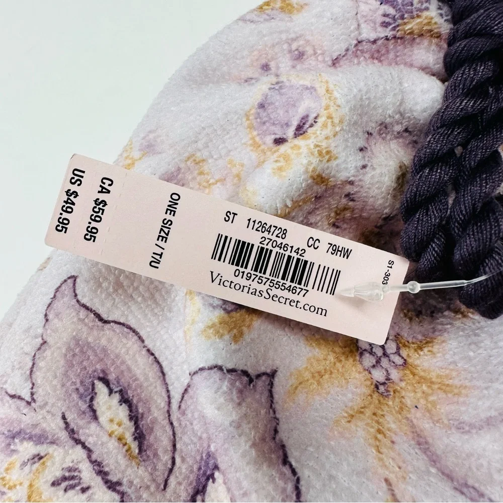 Victoria's Secret 2 in 1 Towel Backpack Pastel Floral Backpack